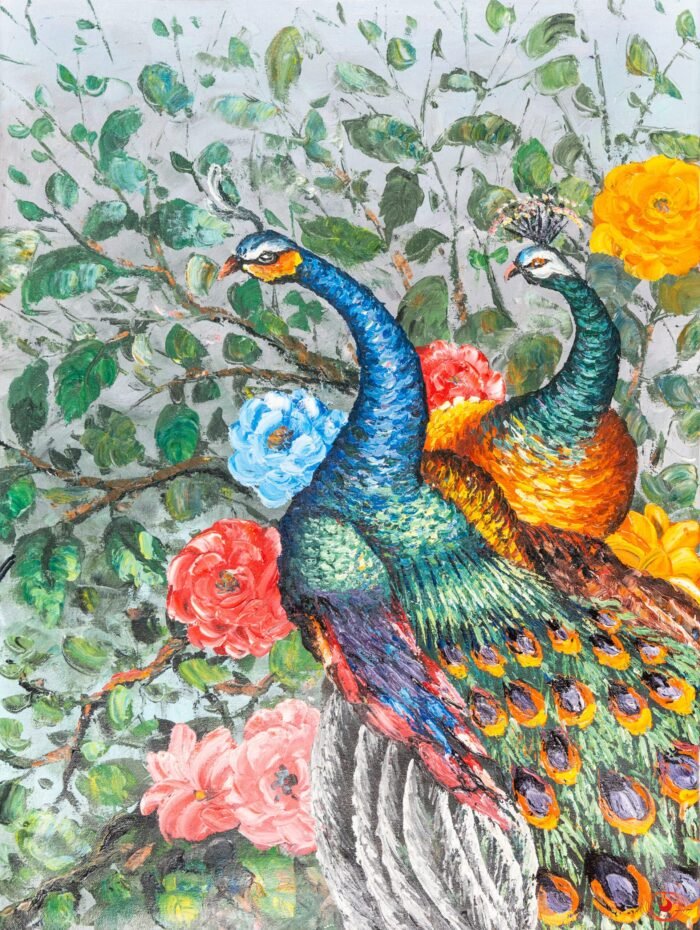 Flora Peacocks - Unit Cost SGD300 - RRP680