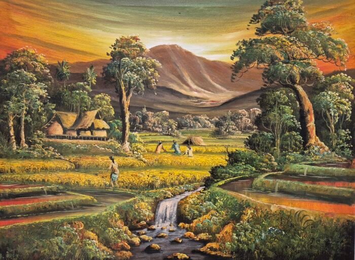 Havesting Indonesia Village